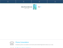 Tablet Screenshot of matulewicz.com